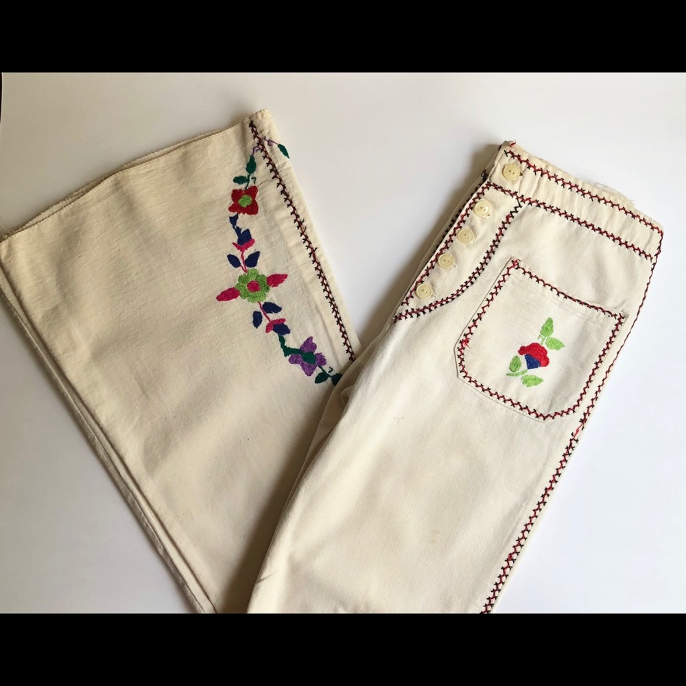 1970s Vintage/Bohemian Style Bell Bottoms